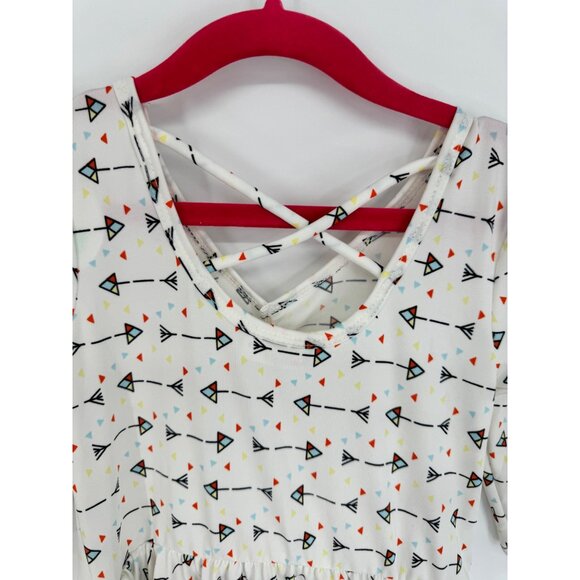 Dotdotsmile Girls Size 5/6 Ballerina Dress Multi Color Arrows New with Tags - Picture 6 of 6